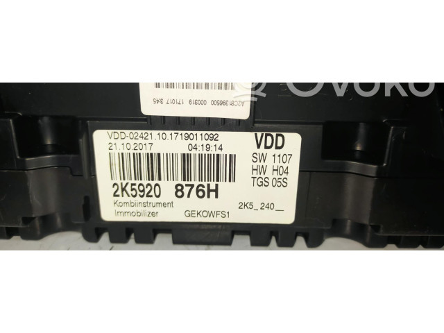 Панель приборов 2K5920876H   Volkswagen Caddy       