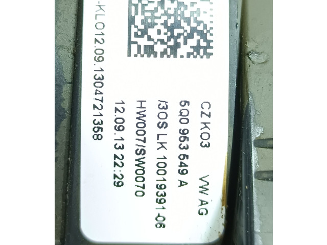 Подрулевой шлейф SRS 5Q0953549A, 1001939106 Volkswagen Golf VII