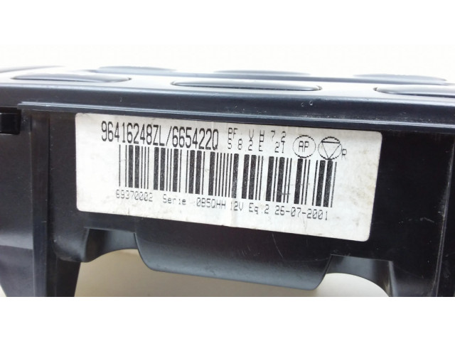 Блок управления климат-контролем 96416248ZL, 96416248 Peugeot 406