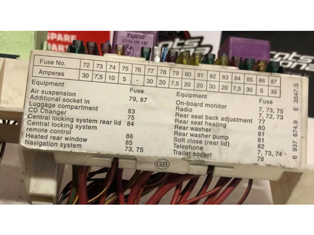 Pojistková skříňka 8383720 BMW X5 E53 2004