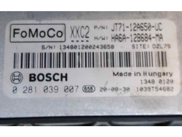 Блок управления двигателя 0281039007   Ford Transit -  Tourneo Connect