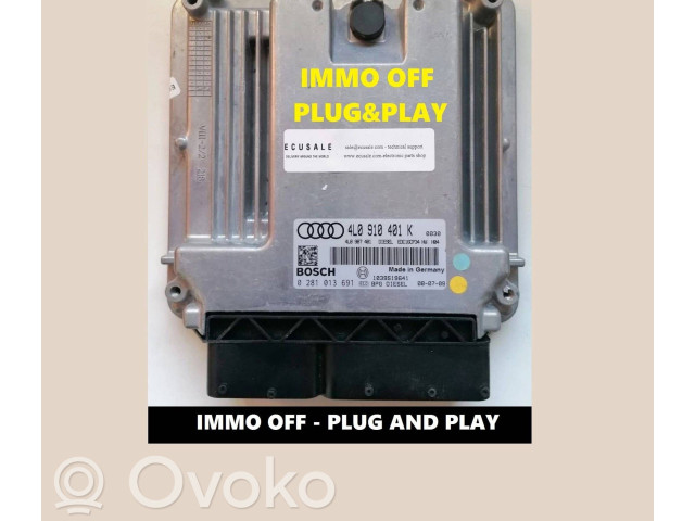 Řídící jednotka 0281013691, 4L0910401K Audi Q7 4L 2007