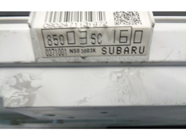 Панель приборов 85003SC160, 0371001 Subaru Forester SH