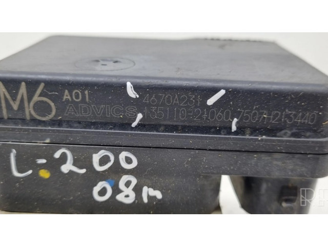 Блок АБС 4670A231, 13511021060 Mitsubishi L200 2006-2014 года