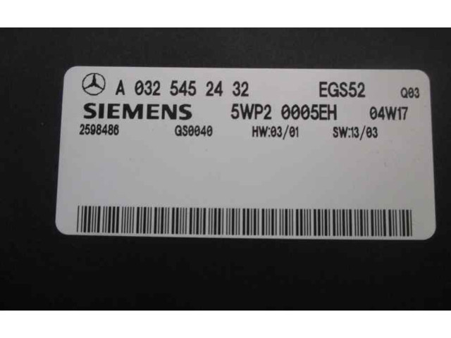 Блок управления коробкой передач 0325452432, 5WP20005EH   Mercedes-Benz E W211