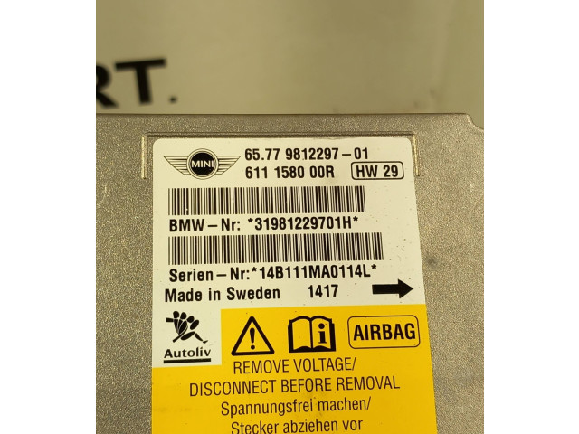 Блок подушек безопасности 9812297, 611158000R Mini Paceman (R61)