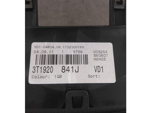 Панель приборов 3T1920841J, 3T1920841J Skoda Superb B6 (3T)