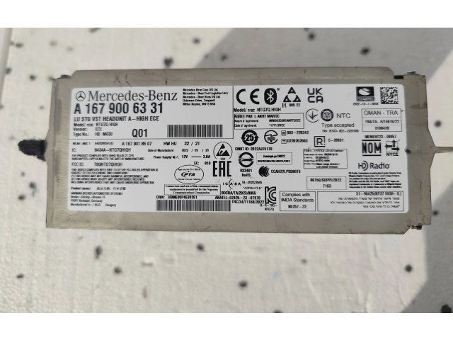 Блок комфорта A1679006331 Mercedes-Benz GLE W167