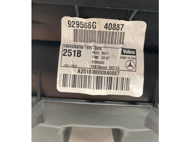 Вентилятор печки A2518300008, 929566G Mercedes-Benz R W251