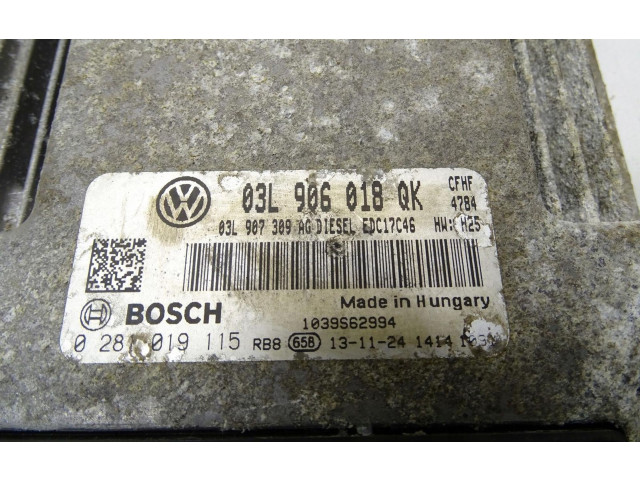 Блок управления двигателем Блок управления 03L906018QK Skoda Yeti (5L)