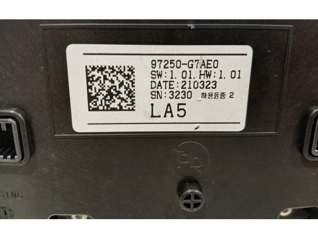 Блок управления климат-контролем 97250G7AEO   Hyundai Ioniq