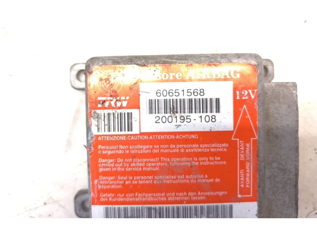 Блок подушек безопасности 60651568   Alfa Romeo 166