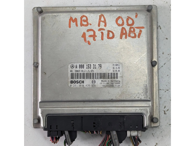 Řídící jednotka A0001533179, 0281010426 Mercedes-Benz A W168 2000
