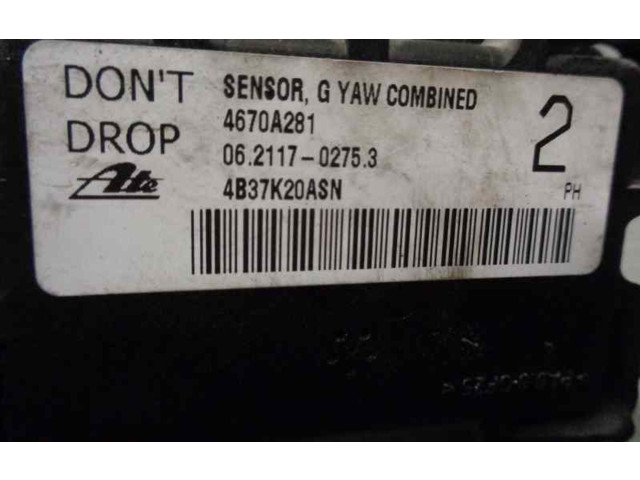 Блок управления 4670A281 Mitsubishi Grandis