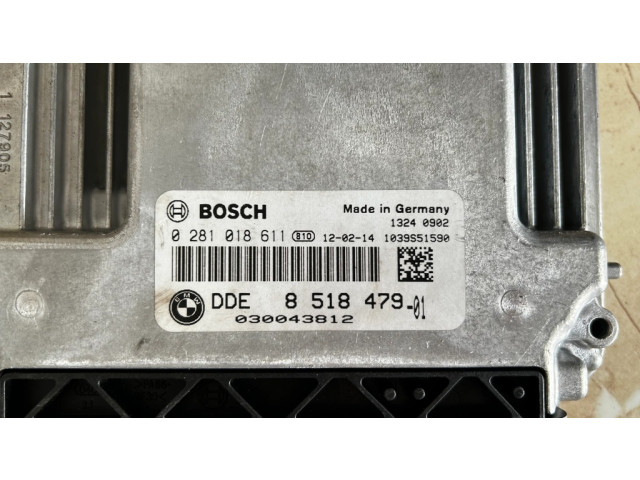 Блок управления двигателя 8518479, 0281018611   BMW X3 F25
