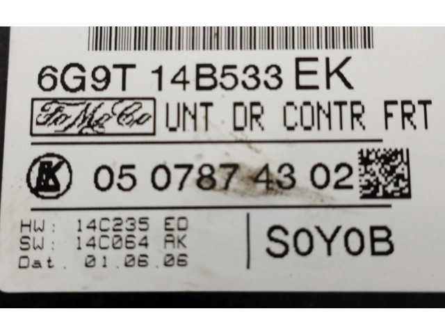 Блок управления двигателя 6G9T14B533EK Volvo S80