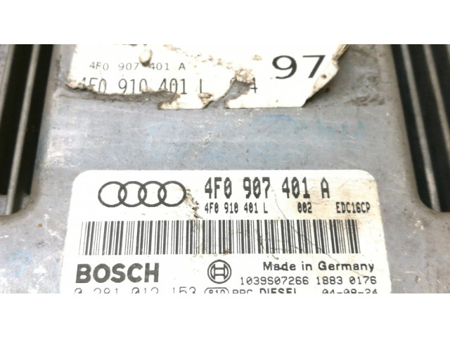 Řídící jednotka 4F0907401A, 4F0910401L   Audi A4 S4 B7 8E 8H 2007