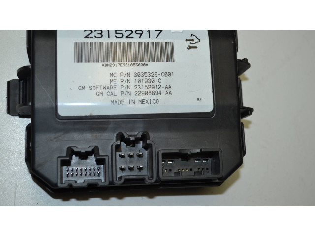 Блок управления крышки багажника 23152917, 3035326C001   Opel Insignia A    