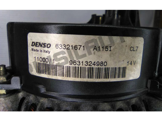 Генератор 9631324980   Citroen Berlingo      