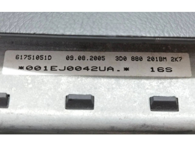 Подушка безопасности водителя 3D0880301BM, 61751051D Volkswagen Phaeton