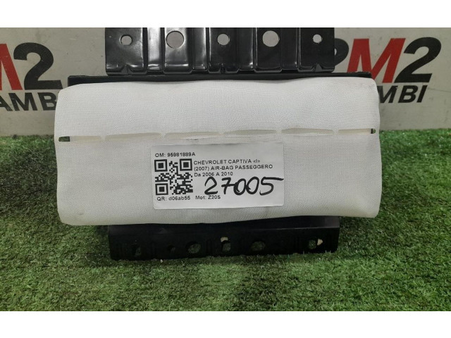 Подушка безопасности пассажира 95981889A, 95981889A   Chevrolet Captiva