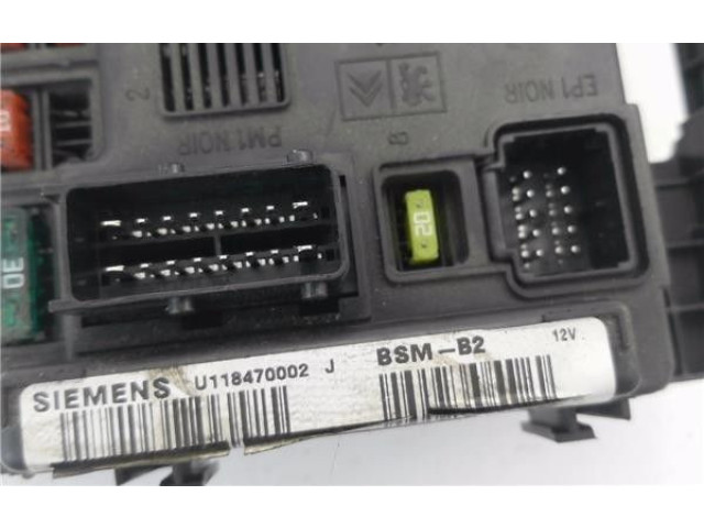 Pojistková skříňka Řídící jednotka BSM 9650618580, U118470002J Citroen Berlingo 2006