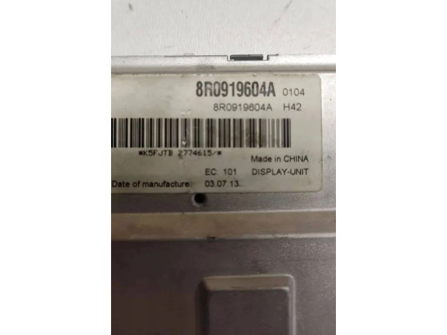 Дисплей 8R0919604A, 2774615 Audi Q5 SQ5