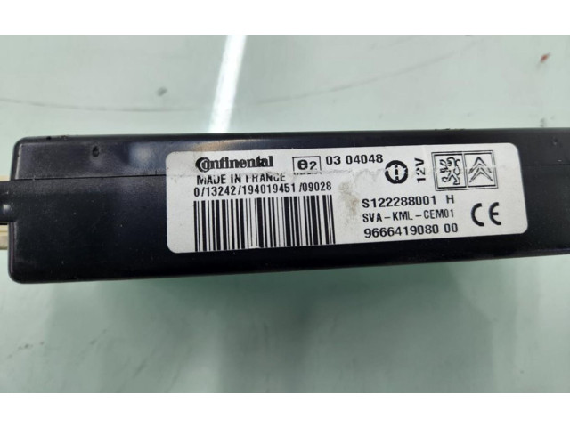 Блок управления двигателя 9666419080   Citroen Berlingo