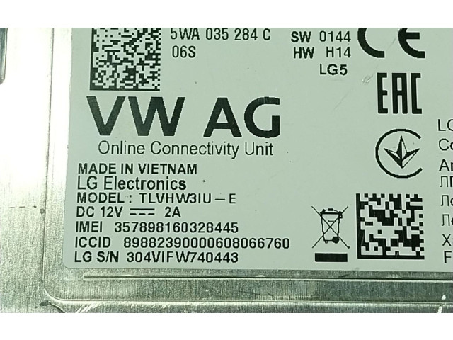 Блок управления 5WA035284F, 5WA035284F   Cupra Leon