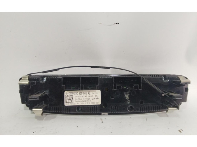 Блок управления климат-контролем 8V0820043AE   Audi A3 S3 A3 Sportback 8P