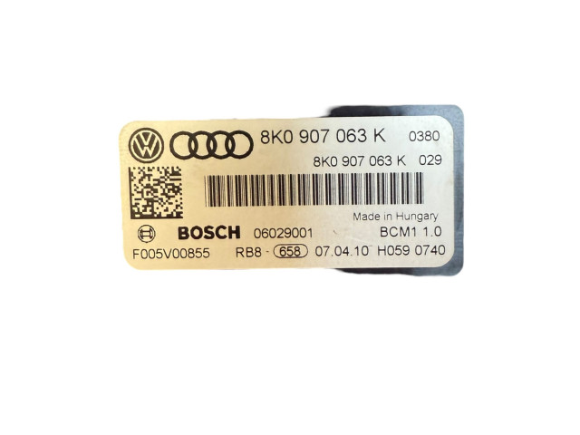 Блок комфорта 8K0907063K, 06029001 Audi A4 Allroad
