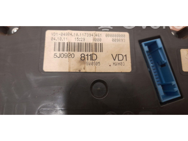 Vstřikovací lišta 03L906023LK Skoda Fabia Mk2 (5J)