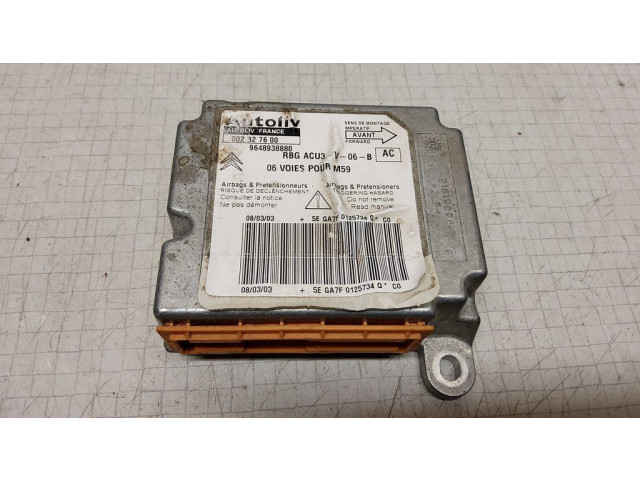 Блок подушек безопасности 9648938880 Citroen Berlingo
