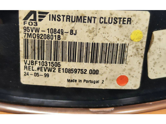 Панель приборов 7M0920801B, VJBF1031505   Ford Galaxy       