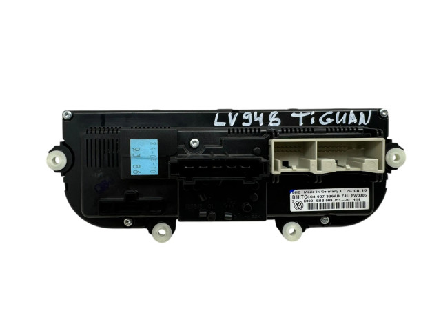 Блок управления климат-контролем 3C8907336AB, 5HB00975120   Volkswagen Tiguan