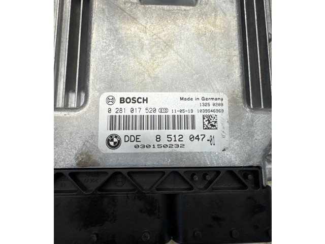 Блок управления двигателя 8512047, 0281017520   BMW 3 E92 E93