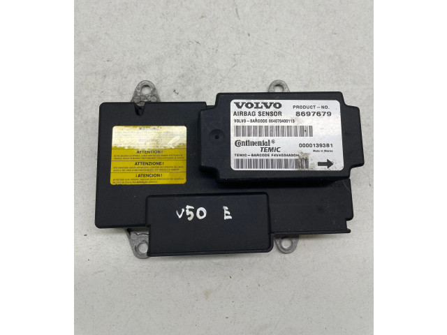 Блок подушек безопасности 8697679, 00001393B1   Volvo V50