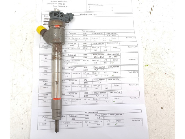 Форсунка 0445110955    Peugeot Partner III  DV5RD 