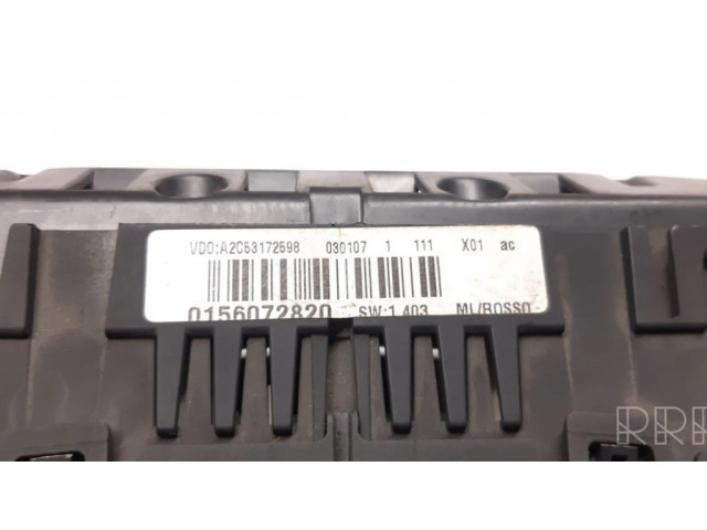 Панель приборов 0156072820 Alfa Romeo 159