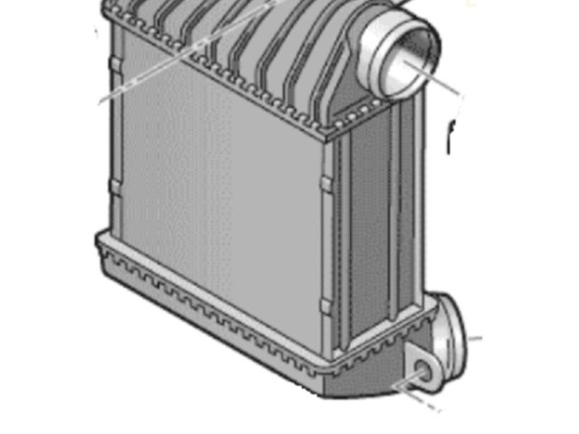 Интеркулер SLV1J0145803G Audi A3 S3 8L