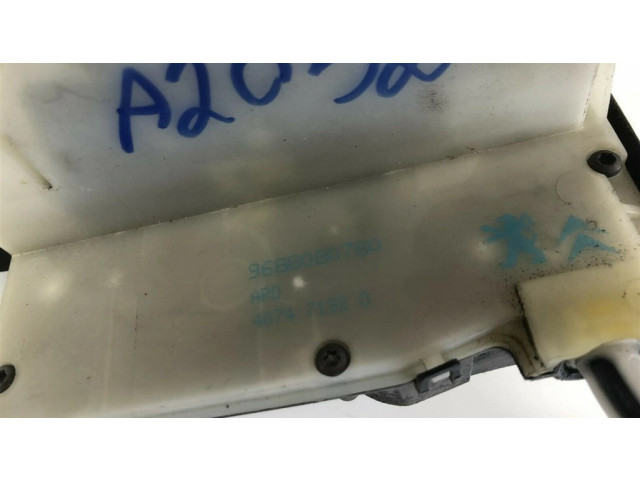 Zámek zadních dveří 9688080780, A2052 Peugeot 208 2012