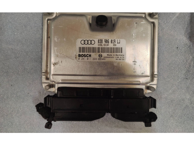 Блок управления двигателя 038906019LJ, 0281011222 Audi A6 S6 C7 4G