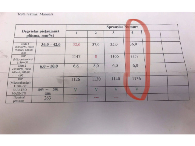 Форсунка 03G130073G, 03G130073GX Skoda Octavia Mk2 (1Z) BKD