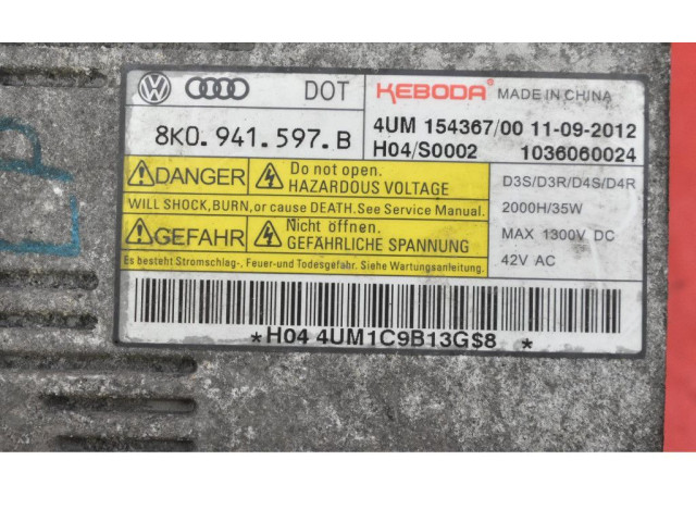 Įtampos keitiklis/ keitimo modulis 8K0941597B, 8K0941597B    Volkswagen PASSAT CC 2008 - 2016 года