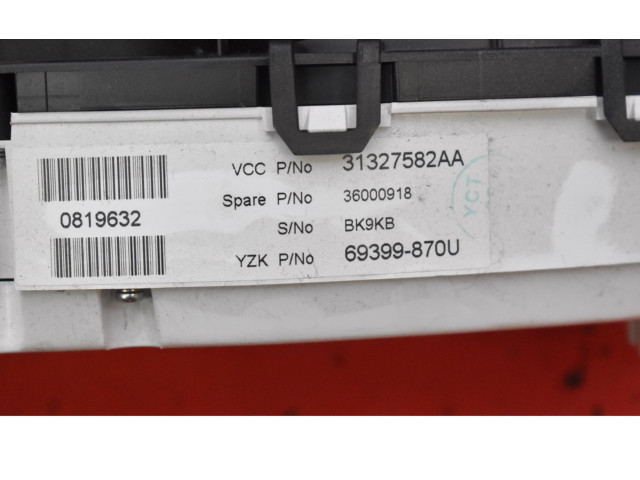 Панель приборов 31327582AA, 31327582AA Volvo S60