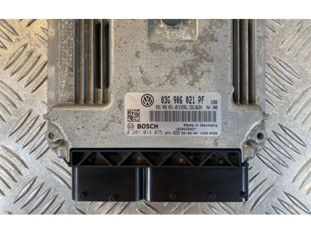 Блок управления двигателя 03G906021PF, 03G906021AB Volkswagen Caddy