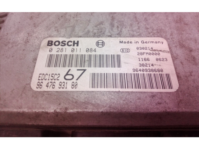 Řídící jednotka 0281011084, 0281011084 Citroen Xsara 2004