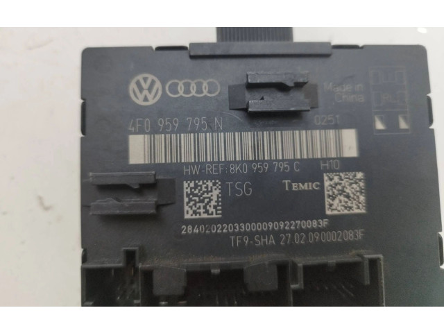 Блок управления дверью 4F0959795N, 8K0959795C   Audi Q5 SQ5