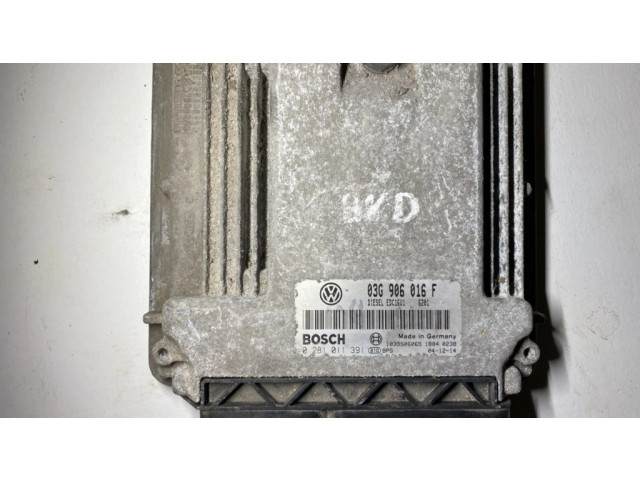 Řídící jednotka 03G906016F, 0281011391 Skoda Superb B6 (3T) 2011
