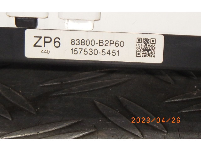 Панель приборов 83800B2P60 Daihatsu Trevis